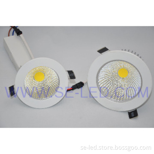 Round High Brightness Epistar 5w COB LED Ceiling Down light